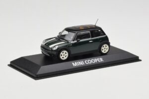 Mini Cooper S R53 Grün Mit Streifen Minichamps 1:43 MINI006 Druckguss — Bild 4 von 4