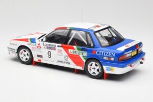 Mitsubishi Galant VR-4 #9 K. Eriksson / S. Parmander RAC Rally 1990 IXO 1:18 18RMC192A Druckguss — Bild 5 von 6