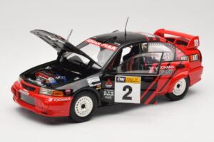 Mitsubishi Lancer Evolution VI #2 Y. Kataoka / S. Hayashi Winner Rally Canberra 1999 AUTOart 1:18 89942 Druckguss — Bild 2 von 8