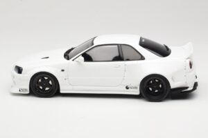 Nissan Skyline GT-R BNR34 by KRC Pearl White Otto 1:18 OT1135 Resin — Bild 3 von 6