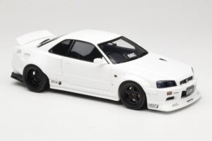 Nissan Skyline GT-R BNR34 by KRC Pearl White Otto 1:18 OT1135 Resin — Bild 4 von 6