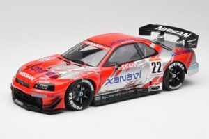 Nissan Skyline GT-R #22 M. Krumm / S. Motoyama Xanavi Nismo JGTC 2002 AUTOart 1:18 80277 Druckguss