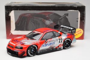 Nissan Skyline GT-R #22 M. Krumm / S. Motoyama Xanavi Nismo JGTC 2002 AUTOart 1:18 80277 Druckguss — Bild 6 von 6