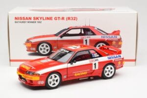 Nissan Skyline GT-R R32 #1 J. Richards / M. Skaife Bathurst 1000 Winner 1992 AUTOart 1:18 89279 Druckguss — Bild 8 von 8