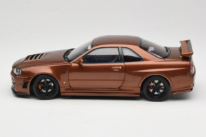 Nissan Skyline GT-R R34 Customized Metallic Bronze MotorHelix 1:18 M83414 Druckguss — Bild 4 von 8