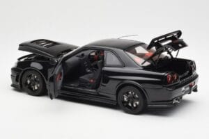 Nissan Skyline GT-R R34 NISMO Z-Tune Schwarz AUTOart 1:18 77355 Druckguss — Bild 5 von 8