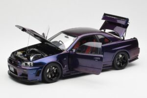 Nissan Skyline GT-R R34 NISMO Z-Tune Midnight Lila III AUTOart 1:18 77464 Komposit — Bild 2 von 8