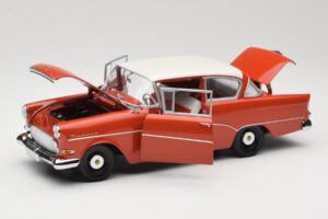 Opel Rekord P1 Rot Minichamps 1:18 180043201 Druckguss — Bild 2 von 8