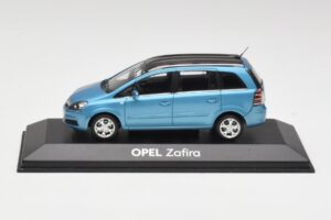 Opel Zafira A Star Blau Minichamps 1:43 B24910027Z Druckguss