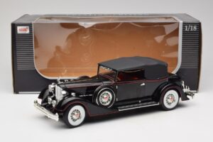 Packard Cabriolet Schwarz Anson 1:18 30397 Druckguss — Bild 8 von 8