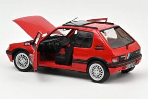 Peugeot 205 GTi 1.9 PTS Deco Vallelunga Rot Norev 1:18 184846 Druckguss — Bild 2 von 3