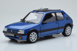 Peugeot 205 GTi 1.9 Mit Glasschiebedach Miami Blau Norev 1:18 184844 Druckguss