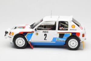 Peugeot 205 T16 #2 A. Vatanen / T. Harryman Rally Monte Carlo 1985 Norev 1:18 184864 Druckguss — Bild 4 von 8