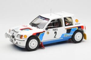 Peugeot 205 T16 #2 A. Vatanen / T. Harryman Rally Monte Carlo 1985 Norev 1:18 184864 Druckguss