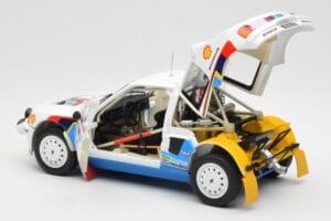 Peugeot 205 T16 #2 A. Vatanen / T. Harryman Rally Monte Carlo 1985 Norev 1:18 184864 Druckguss — Bild 5 von 8
