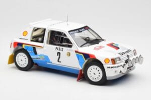 Peugeot 205 T16 #2 A. Vatanen / T. Harryman Rally Monte Carlo 1985 Norev 1:18 184864 Druckguss — Bild 6 von 8
