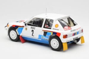 Peugeot 205 T16 #2 A. Vatanen / T. Harryman Rally Monte Carlo 1985 Norev 1:18 184864 Druckguss — Bild 7 von 8