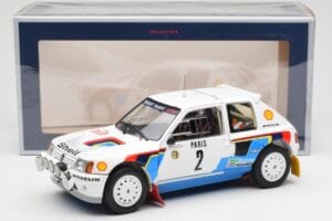 Peugeot 205 T16 #2 A. Vatanen / T. Harryman Rally Monte Carlo 1985 Norev 1:18 184864 Druckguss — Bild 8 von 8