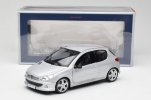 Peugeot 206 RC Aluminium Silber Norev 1:18 184726 Druckguss — Bild 8 von 8