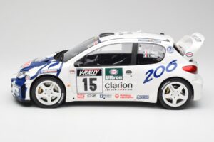 Peugeot 206 WRC G. Panizzi / H. Panizzi Tour de Corse 1999 Otto 1:12 G081 Resin — Bild 3 von 6