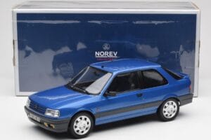 Peugeot 309 GTi16 Miami Blau Norev 1:18 184881 Druckguss — Bild 6 von 6