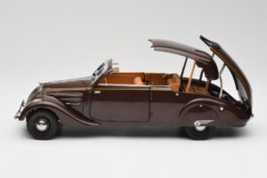 Peugeot 402 Eclipse Schokolade Norev 1:18 184873 Druckguss — Bild 6 von 12