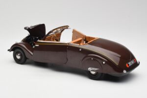 Peugeot 402 Eclipse Schokolade Norev 1:18 184873 Druckguss — Bild 8 von 12