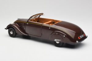 Peugeot 402 Eclipse Schokolade Norev 1:18 184873 Druckguss — Bild 9 von 12