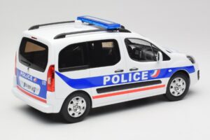 Peugeot Partner Police Blau Norev 1:18 184891 Druckguss — Bild 2 von 6