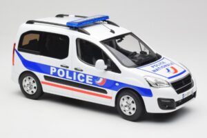 Peugeot Partner Police Blau Norev 1:18 184891 Druckguss — Bild 4 von 6
