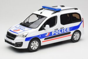 Peugeot Partner Police Blau Norev 1:18 184891 Druckguss