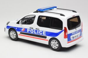 Peugeot Partner Police Blau Norev 1:18 184891 Druckguss — Bild 5 von 6