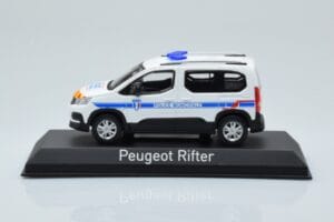 Peugeot Rifter Police Municipale Weiß Norev 1:43 479067 Druckguss