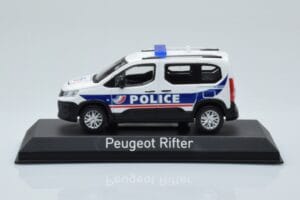 Peugeot Rifter Police Nationale Weiß Norev 1:43 479065 Druckguss