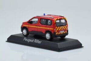 Peugeot Rifter Pompiers Rot Norev 1:43 479069 Druckguss — Bild 3 von 4