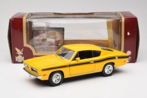 Plymouth Barracuda Gelb Road Legends 1:18 92178 Druckguss — Bild 8 von 8