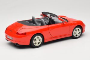 Porsche 911 996 Cabriolet Rot Mira 1:18 6930 Druckguss — Bild 3 von 8
