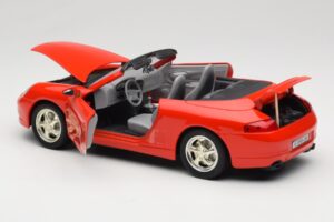 Porsche 911 996 Cabriolet Rot Mira 1:18 6930 Druckguss — Bild 5 von 8