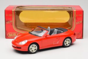 Porsche 911 996 Cabriolet Rot Mira 1:18 6930 Druckguss — Bild 8 von 8