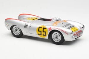 Porsche 550-1500 RS Spyder #55 H. Herrmann Carrera Panamericana 1954 AUTOart 1:18 85470 Druckguss — Bild 6 von 8