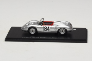 Porsche 718 RS 60 #184 J. Bonnier / H. Herrmann Winner Targa Florio 1960 Spark 1:43 43TF60 Resin