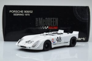 Porsche 908/02 #48 S. McQueen / P. Revson 12 Hours of Sebring 2nd Place Post Race Version 1970 AUTOart 1:18 87072 Druckguss — Bild 8 von 8