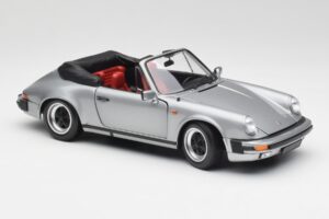 Porsche 911 930 Carrera 3.2 Cabriolet Grau Metallic Minichamps 1:18 100063034 Druckguss — Bild 6 von 8