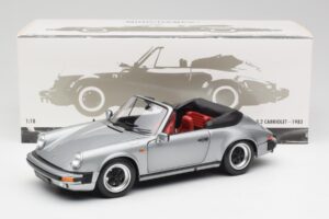 Porsche 911 930 Carrera 3.2 Cabriolet Grau Metallic Minichamps 1:18 100063034 Druckguss — Bild 8 von 8