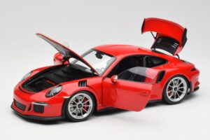 Porsche 911 991 GT3 RS Guards Rot Silber Felgen AUTOart 1:18 78165 Druckguss — Bild 2 von 8