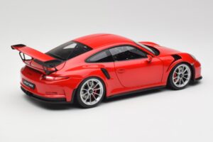 Porsche 911 991 GT3 RS Guards Rot Silber Felgen AUTOart 1:18 78165 Druckguss — Bild 3 von 8