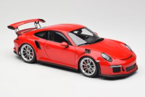 Porsche 911 991 GT3 RS Guards Rot Silber Felgen AUTOart 1:18 78165 Druckguss — Bild 6 von 8