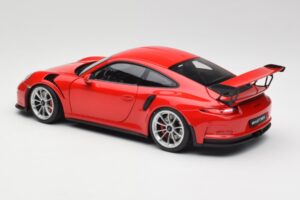 Porsche 911 991 GT3 RS Guards Rot Silber Felgen AUTOart 1:18 78165 Druckguss — Bild 7 von 8