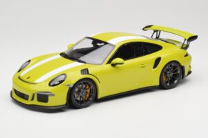 Porsche 911 991.1 GT3 RS Lizard Green & Stripes Minichamps 1:18 155066224 Druckguss
