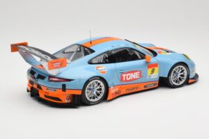 Porsche 911 991.2 GT3 R Pacific Gulf Racing #9 J. Lammers / K. Miura Super GT 300 Series 2017 Minichamps 1:18 155176909 Druck — Bild 2 von 6